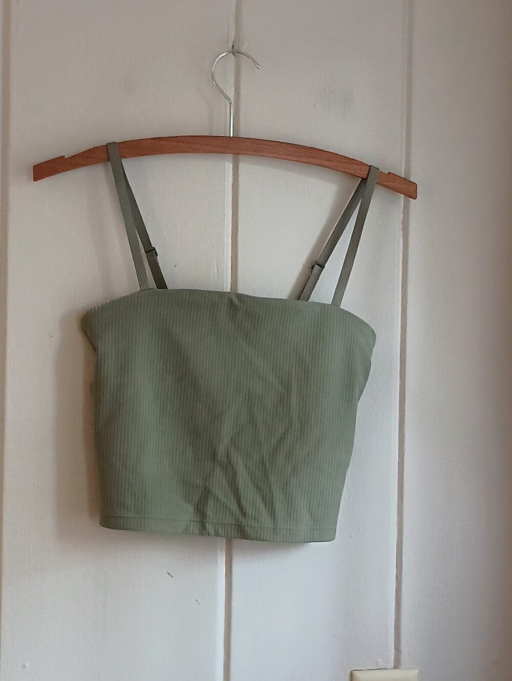 Olive Green Cropped Cami